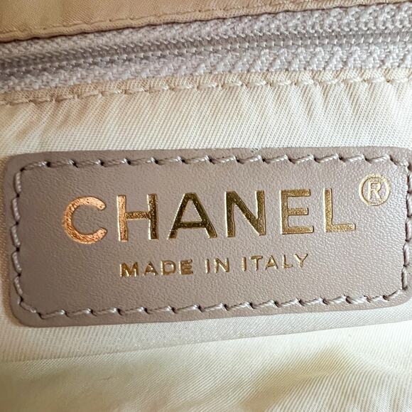 Chanel Travel Line Beige Canvas and Leather East West Bag - Picture 9 of 12